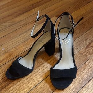 Sam Edelman Black Suede Heels